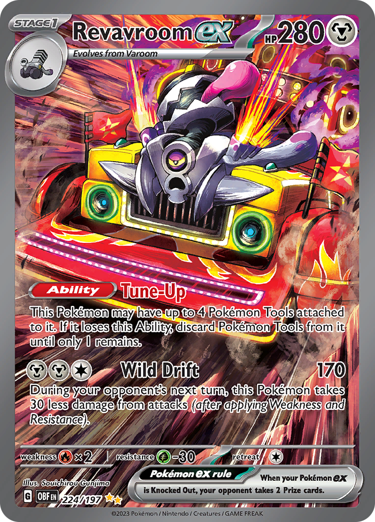 Revavroom ex (224/197) [Scarlet & Violet: Obsidian Flames] | Card Merchant Takapuna