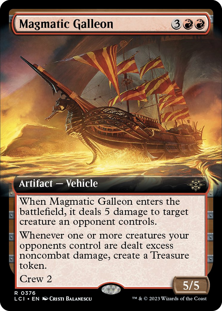 Magmatic Galleon (Extended Art) [The Lost Caverns of Ixalan] | Card Merchant Takapuna