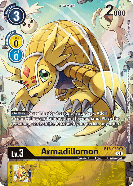 Armadillomon [BT8-033] (Alternate Art) [New Awakening] | Card Merchant Takapuna