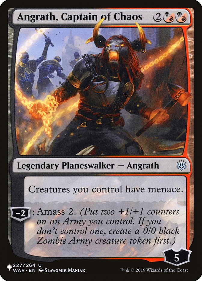 Angrath, Captain of Chaos [The List] | Card Merchant Takapuna