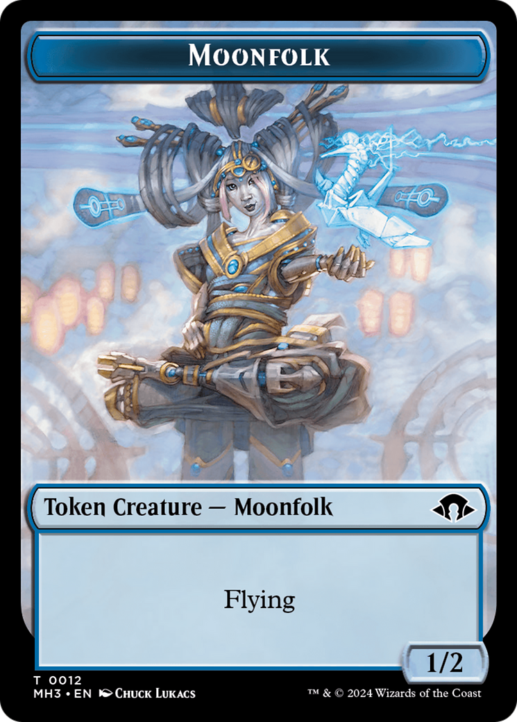 Moonfolk Token [Modern Horizons 3 Tokens] | Card Merchant Takapuna