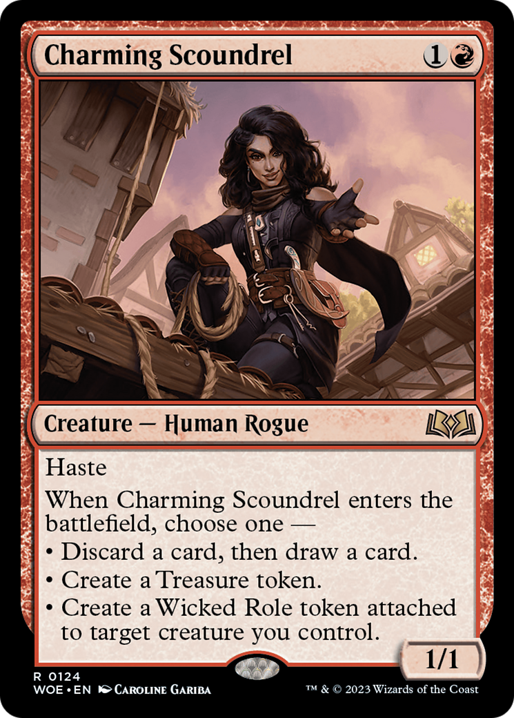 Charming Scoundrel [Wilds of Eldraine] | Card Merchant Takapuna