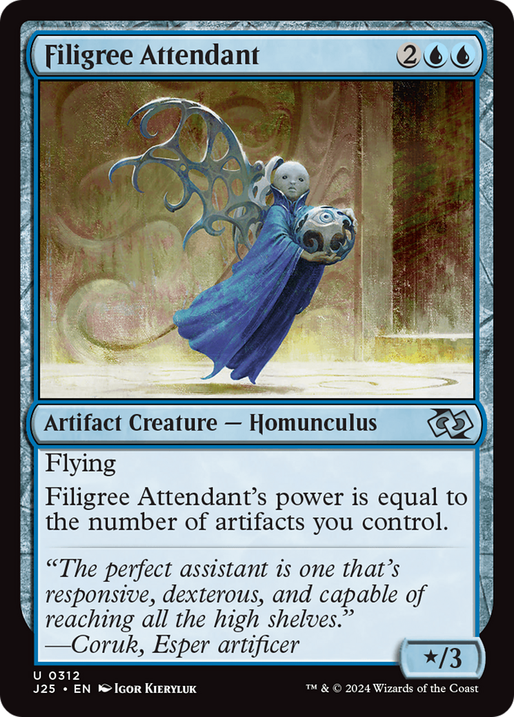 Filigree Attendant [Foundations Jumpstart] | Card Merchant Takapuna