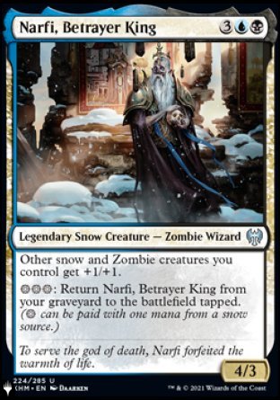 Narfi, Betrayer King [The List] | Card Merchant Takapuna