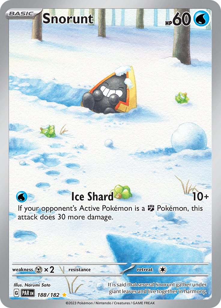 Snorunt (188/182) [Scarlet & Violet: Paradox Rift] | Card Merchant Takapuna