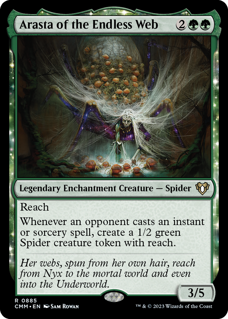 Arasta of the Endless Web [Commander Masters] | Card Merchant Takapuna