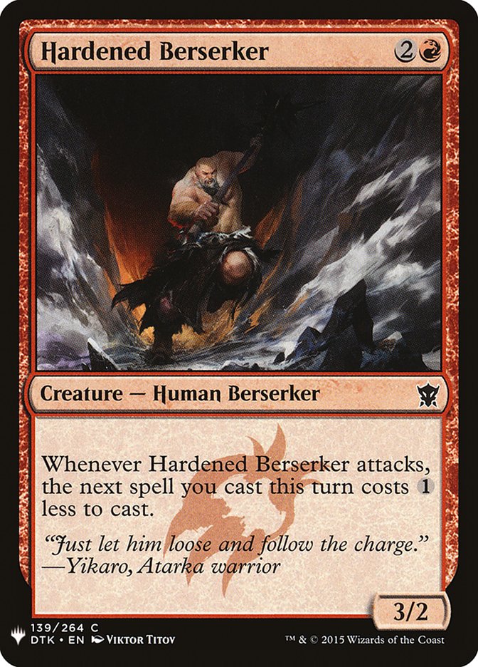 Hardened Berserker [Mystery Booster] | Card Merchant Takapuna