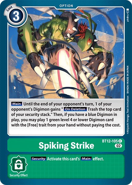 Spiking Strike [BT12-105] [Across Time] | Card Merchant Takapuna