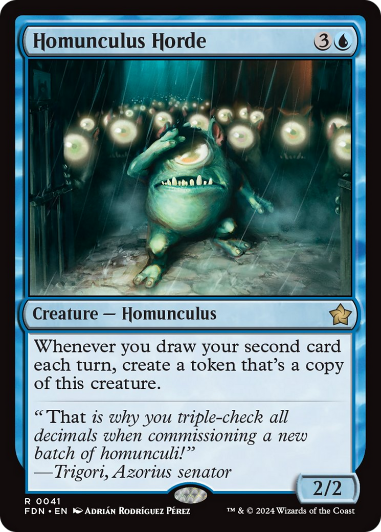 Homunculus Horde [Foundations] | Card Merchant Takapuna