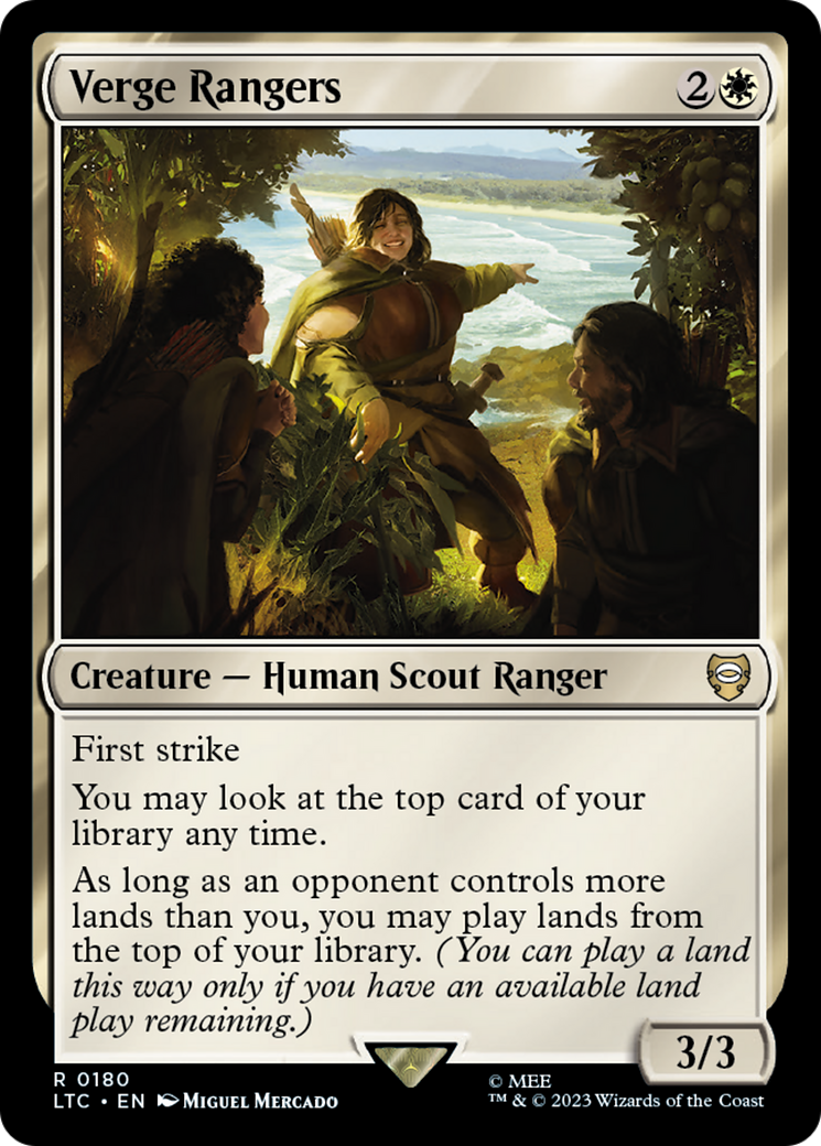 Verge Rangers [The Lord of the Rings: Tales of Middle-Earth Commander] | Card Merchant Takapuna