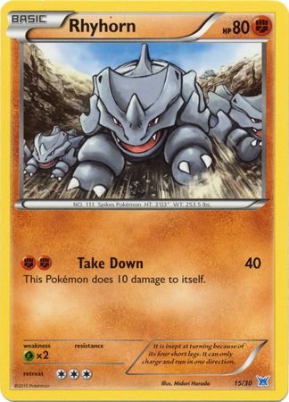 Rhyhorn (15/30) [XY: Trainer Kit 2 - Latios] | Card Merchant Takapuna