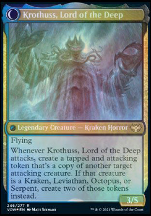 Runo Stromkirk // Krothuss, Lord of the Deep [Innistrad: Crimson Vow Prerelease Promos] | Card Merchant Takapuna