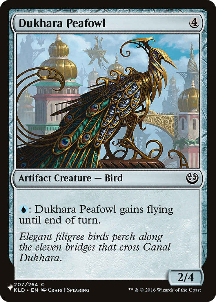 Dukhara Peafowl [The List] | Card Merchant Takapuna