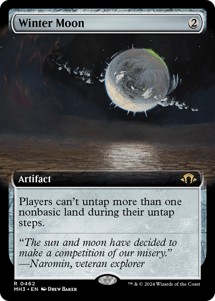 Winter Moon (Extended Art) [Modern Horizons 3] | Card Merchant Takapuna