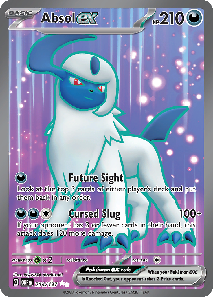 Absol ex (214/197) [Scarlet & Violet: Obsidian Flames] | Card Merchant Takapuna