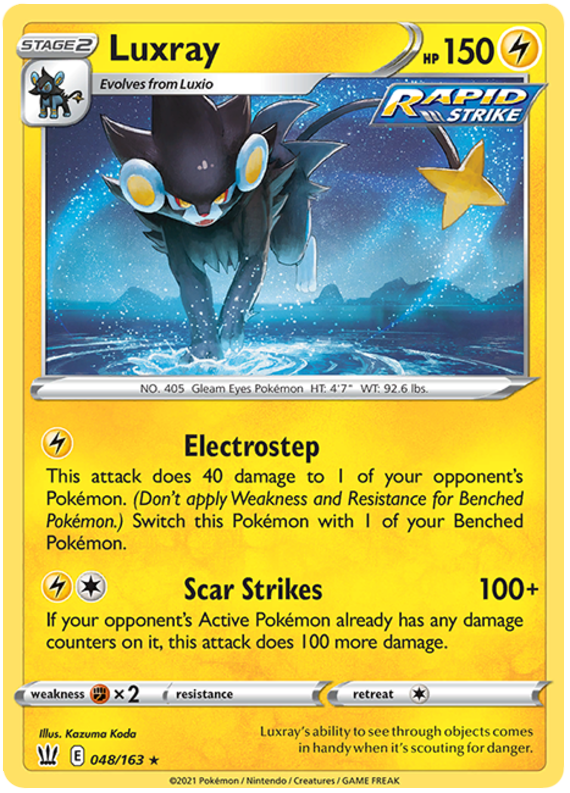 Luxray (048/163) [Sword & Shield: Battle Styles] | Card Merchant Takapuna