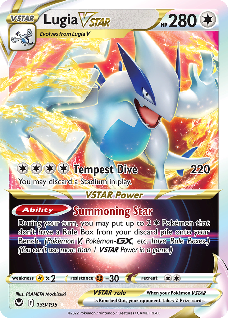 Lugia VSTAR (139/195) (Jumbo Card) [Sword & Shield: Silver Tempest] | Card Merchant Takapuna