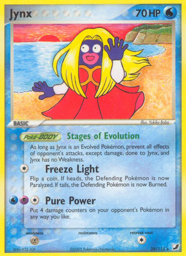 Jynx (28/115) [EX: Unseen Forces] | Card Merchant Takapuna