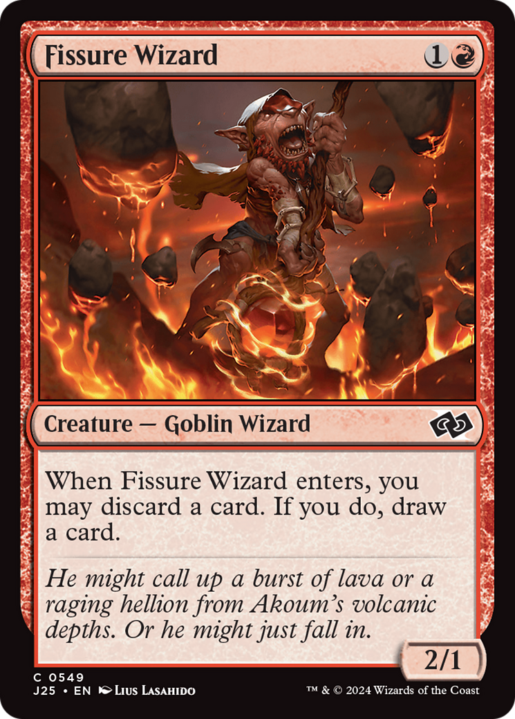 Fissure Wizard [Foundations Jumpstart] | Card Merchant Takapuna