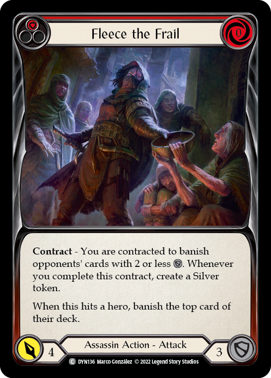 Fleece the Frail (Red) [DYN136] (Dynasty) | Card Merchant Takapuna