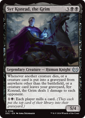 Syr Konrad, the Grim [Duskmourn: House of Horror Commander] | Card Merchant Takapuna