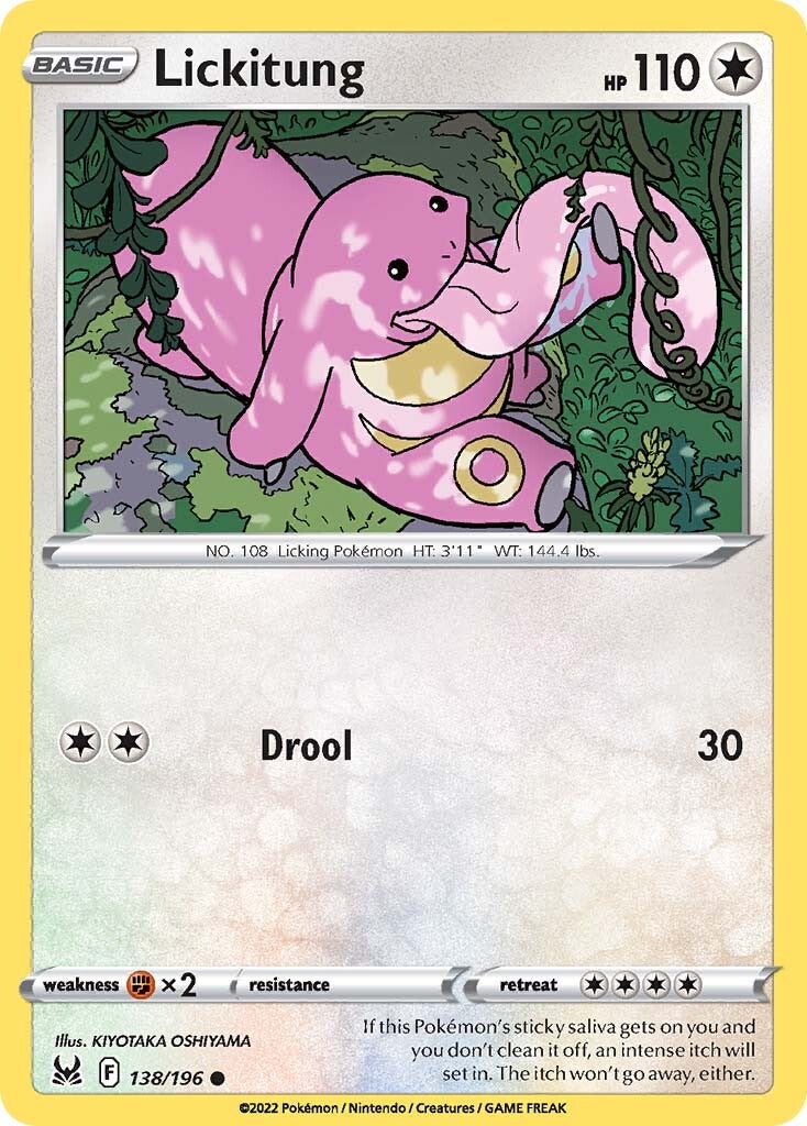 Lickitung (138/196) [Sword & Shield: Lost Origin] | Card Merchant Takapuna