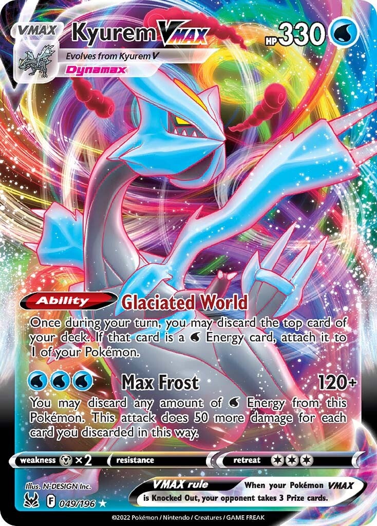 Kyurem VMAX (049/196) [Sword & Shield: Lost Origin] | Card Merchant Takapuna