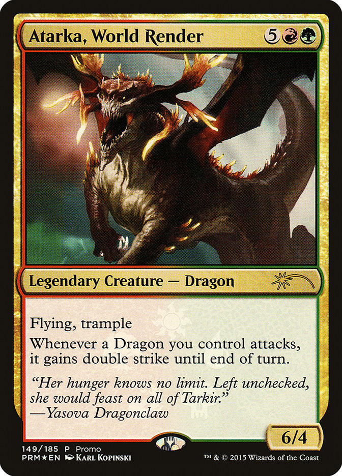 Atarka, World Render [Resale Promos] | Card Merchant Takapuna