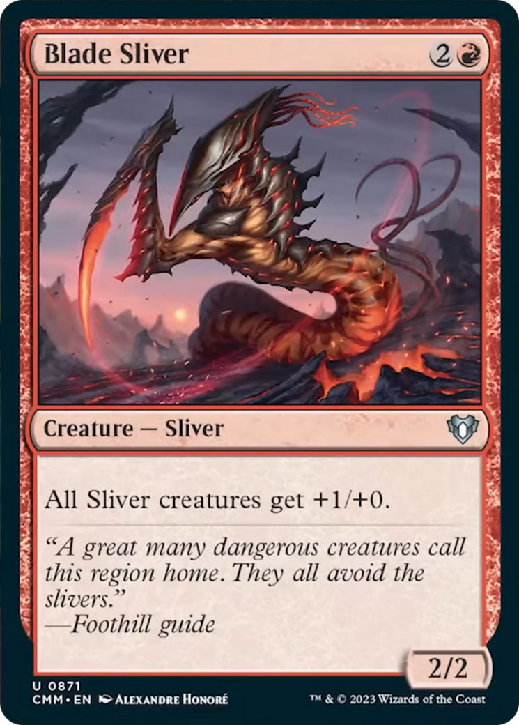 Blade Sliver [Commander Masters] | Card Merchant Takapuna