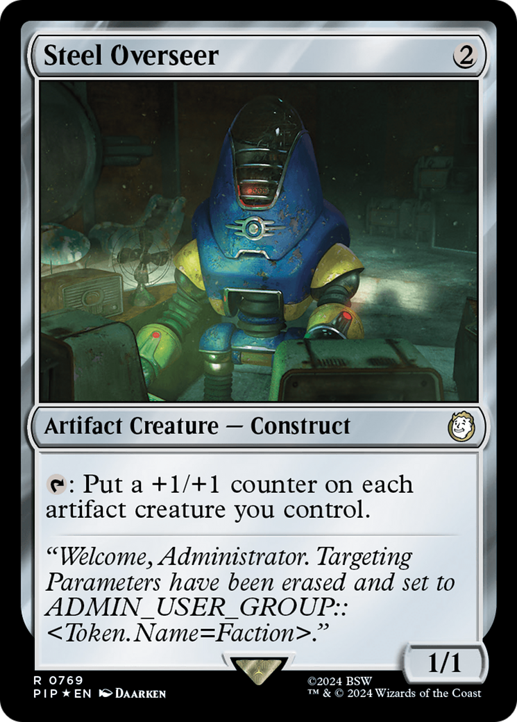 Steel Overseer (Surge Foil) [Fallout] | Card Merchant Takapuna