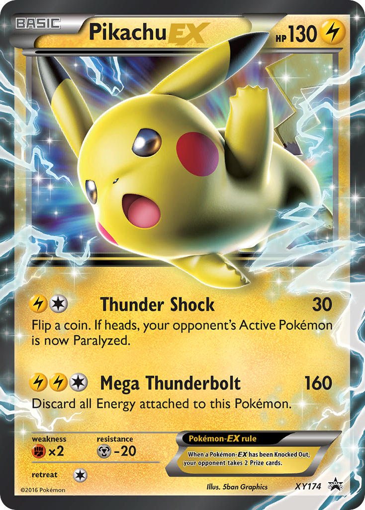 Pikachu EX (XY174) [XY: Black Star Promos] | Card Merchant Takapuna