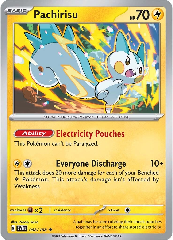 Pachirisu (068/198) [Scarlet & Violet: Base Set] | Card Merchant Takapuna