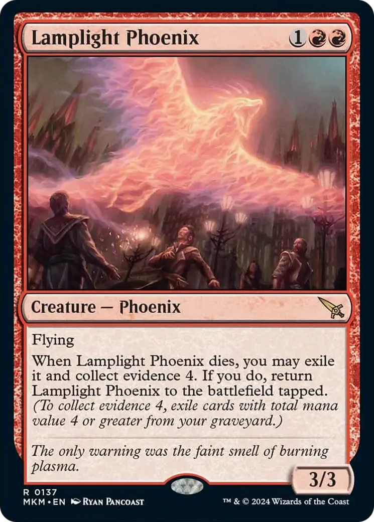 Lamplight Phoenix [Murders at Karlov Manor] | Card Merchant Takapuna