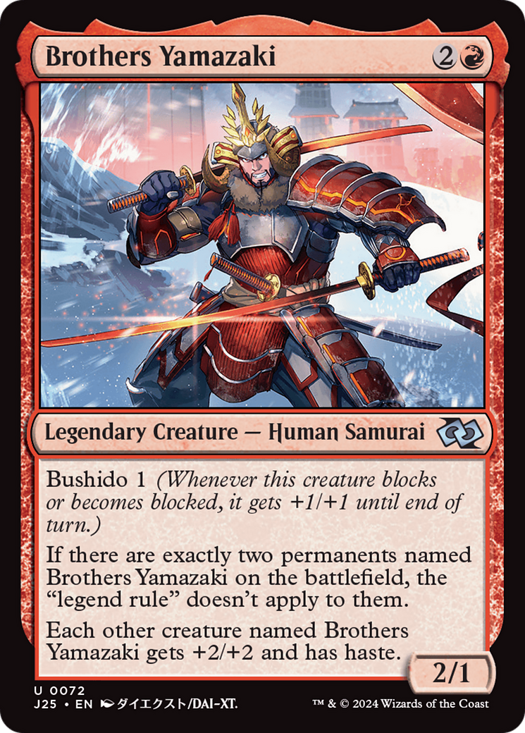 Brothers Yamazaki (72 Swords) (Anime) [Foundations Jumpstart] | Card Merchant Takapuna