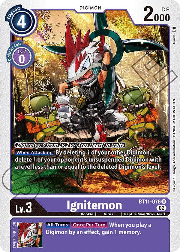 Ignitemon [BT11-076] [Dimensional Phase] | Card Merchant Takapuna