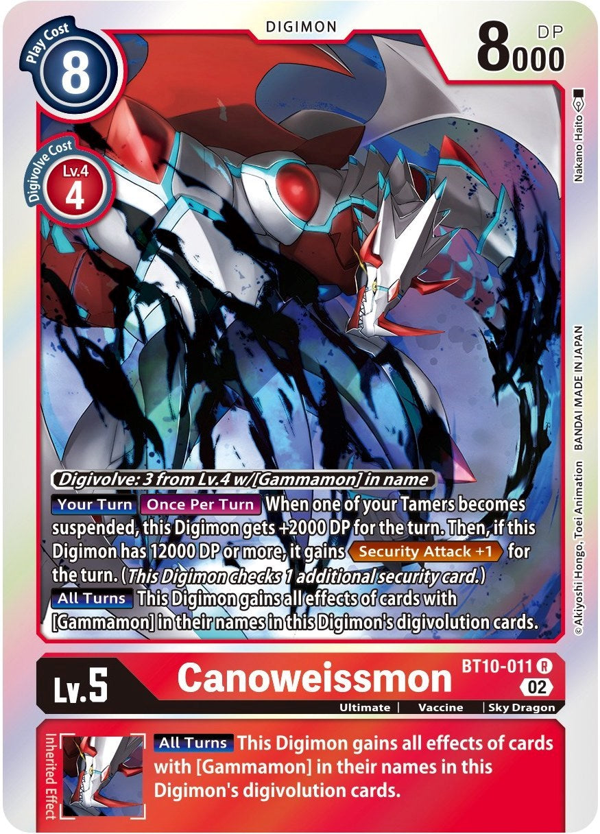 Canoweissmon [BT10-011] [Xros Encounter] | Card Merchant Takapuna