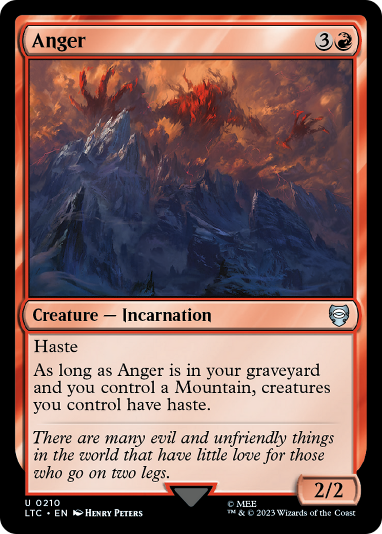 Anger [The Lord of the Rings: Tales of Middle-Earth Commander] | Card Merchant Takapuna