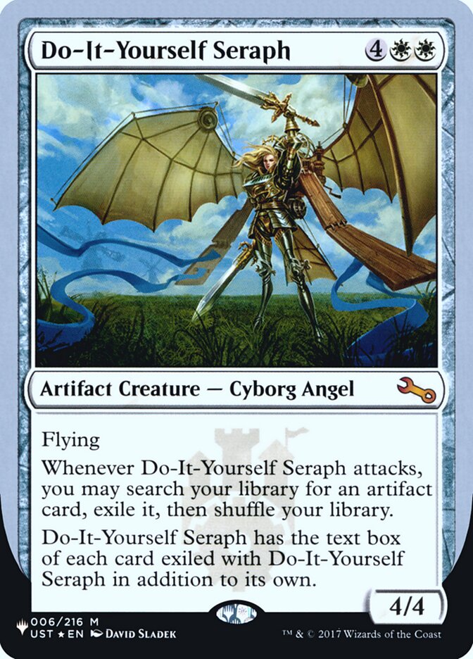 Do-It-Yourself Seraph (Unfinity Foil Edition) [The List] | Card Merchant Takapuna