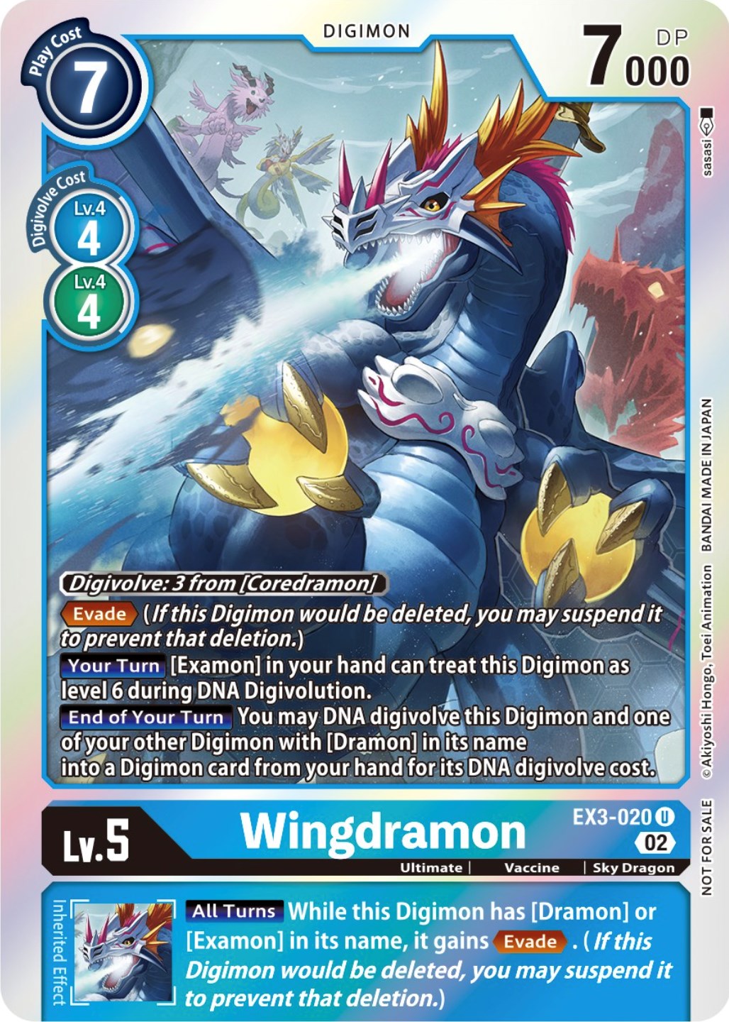 Wingdramon [EX3-020] (Alternate Art) [Draconic Roar] | Card Merchant Takapuna