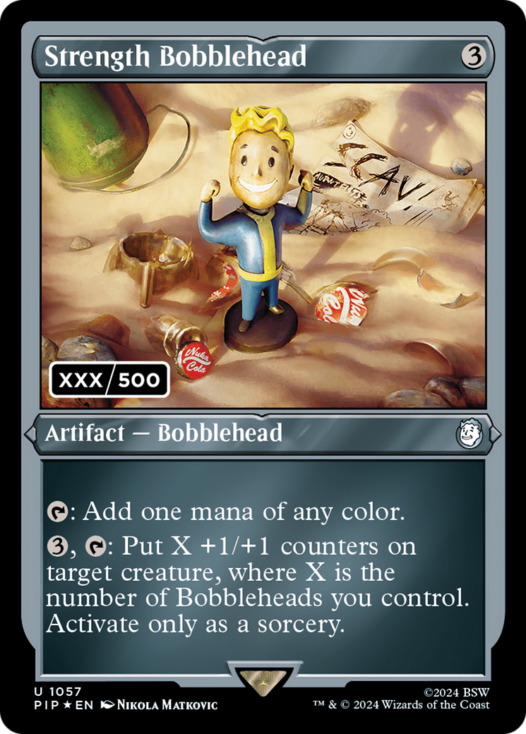 Strength Bobblehead (Serial Numbered) [Fallout] | Card Merchant Takapuna