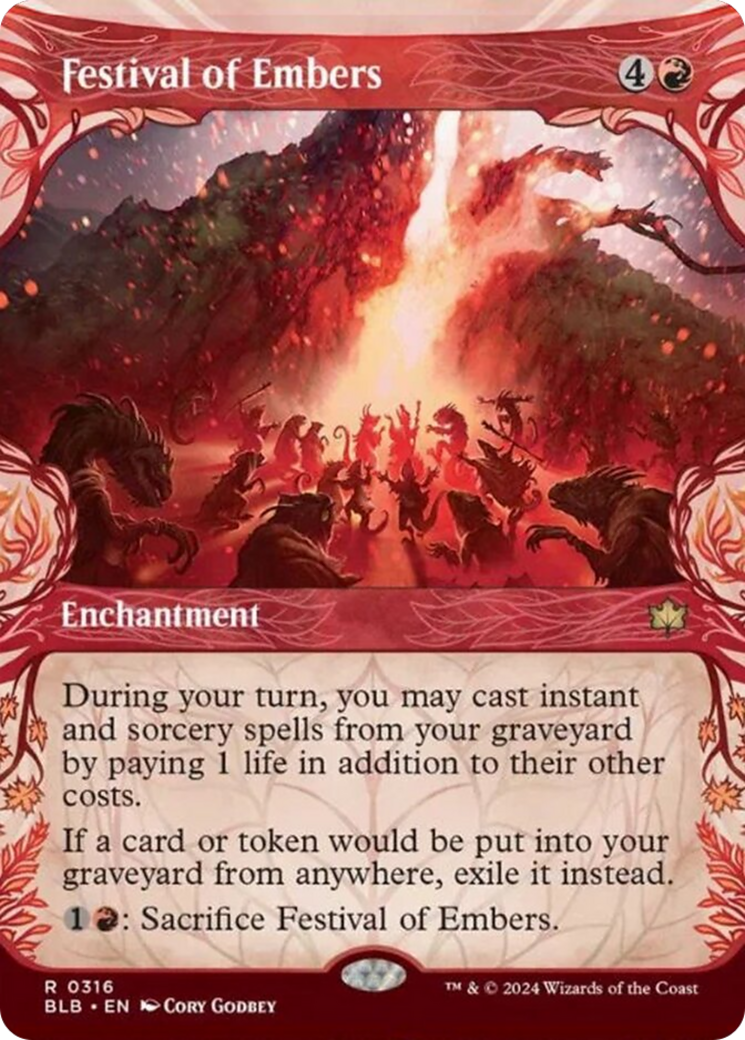 Festival of Embers (Showcase) [Bloomburrow] | Card Merchant Takapuna