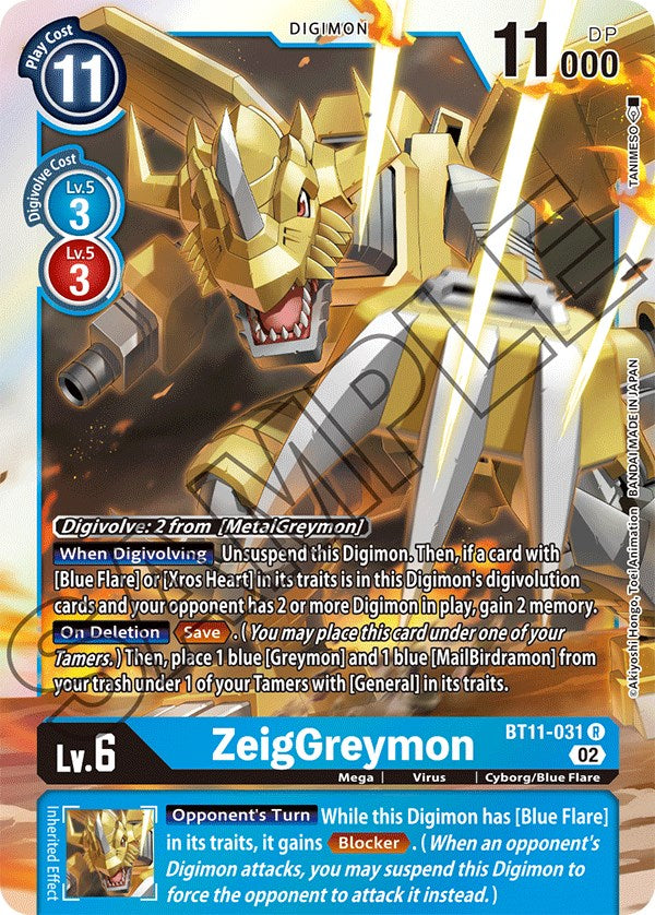 ZeigGreymon [BT11-031] [Dimensional Phase] | Card Merchant Takapuna