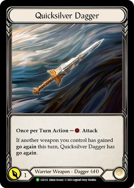 Quicksilver Dagger [LGS112] (Dynasty)  Cold Foil | Card Merchant Takapuna