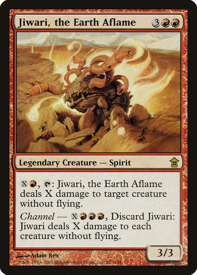 Jiwari, the Earth Aflame [Saviors of Kamigawa] | Card Merchant Takapuna