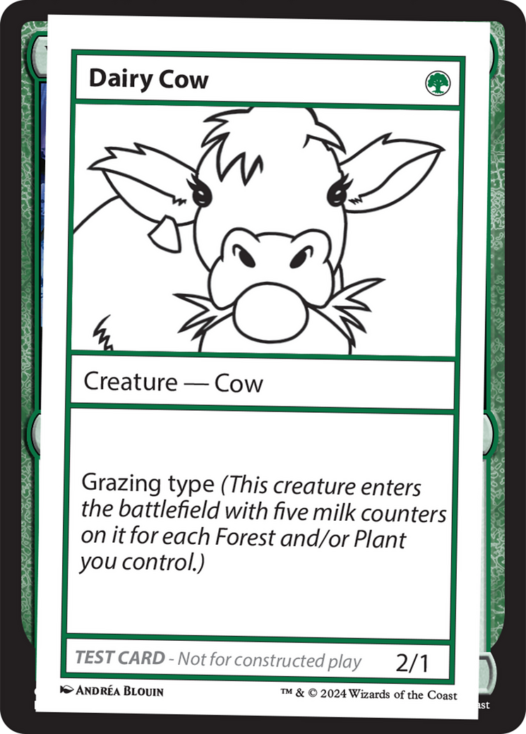 Dairy Cow [Mystery Booster 2 Playtest Cards] | Card Merchant Takapuna