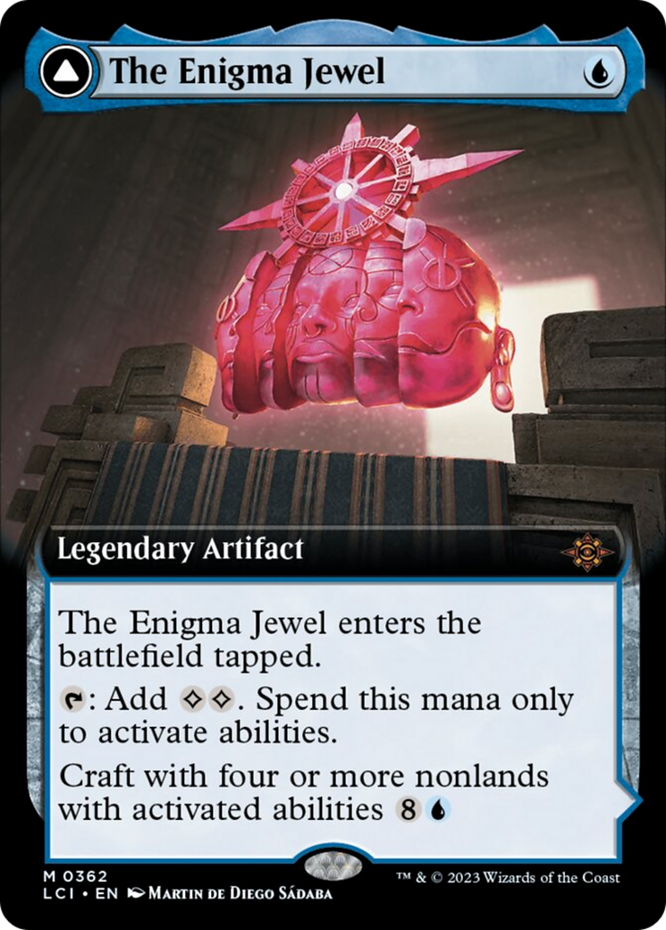 The Enigma Jewel // Locus of Enlightenment (Extended Art) [The Lost Caverns of Ixalan] | Card Merchant Takapuna