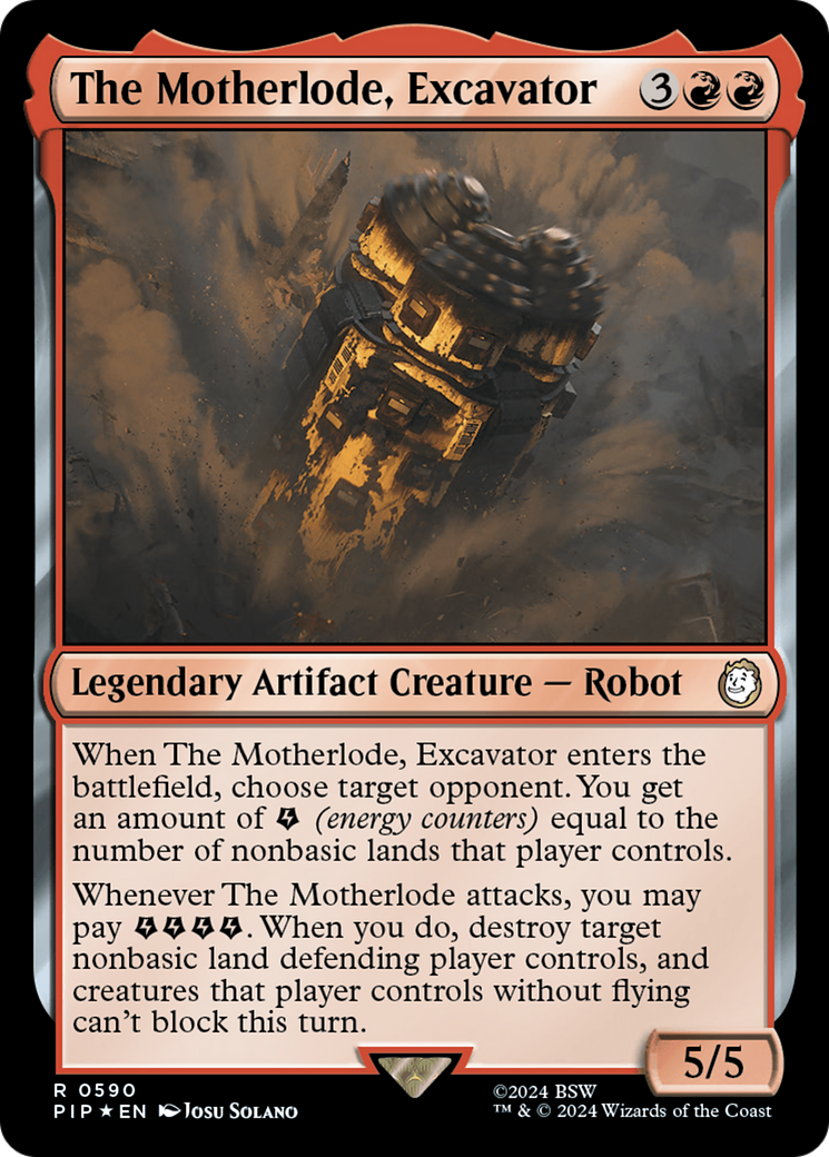 The Motherlode, Excavator (Surge Foil) [Fallout] | Card Merchant Takapuna