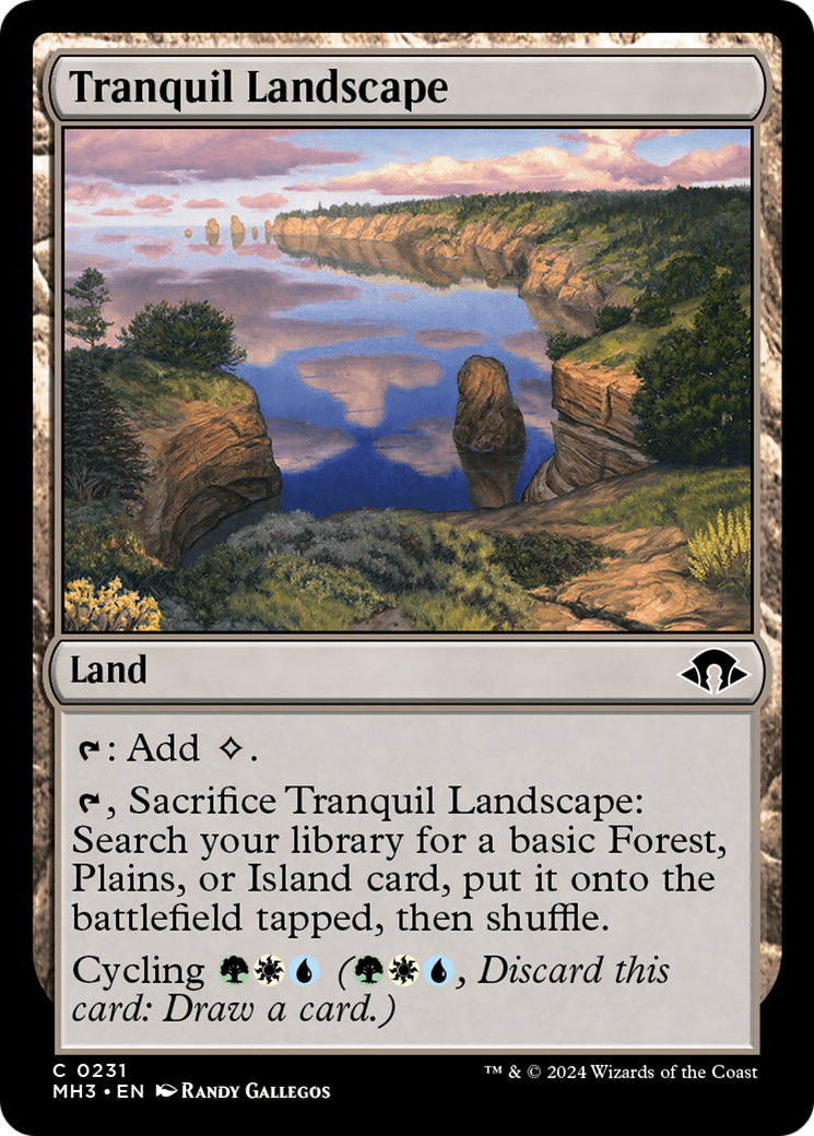 Tranquil Landscape [Modern Horizons 3] | Card Merchant Takapuna