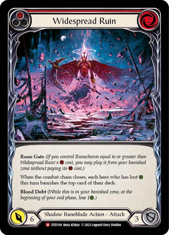 Widespread Ruin [DTD139] (Dusk Till Dawn)  Rainbow Foil | Card Merchant Takapuna