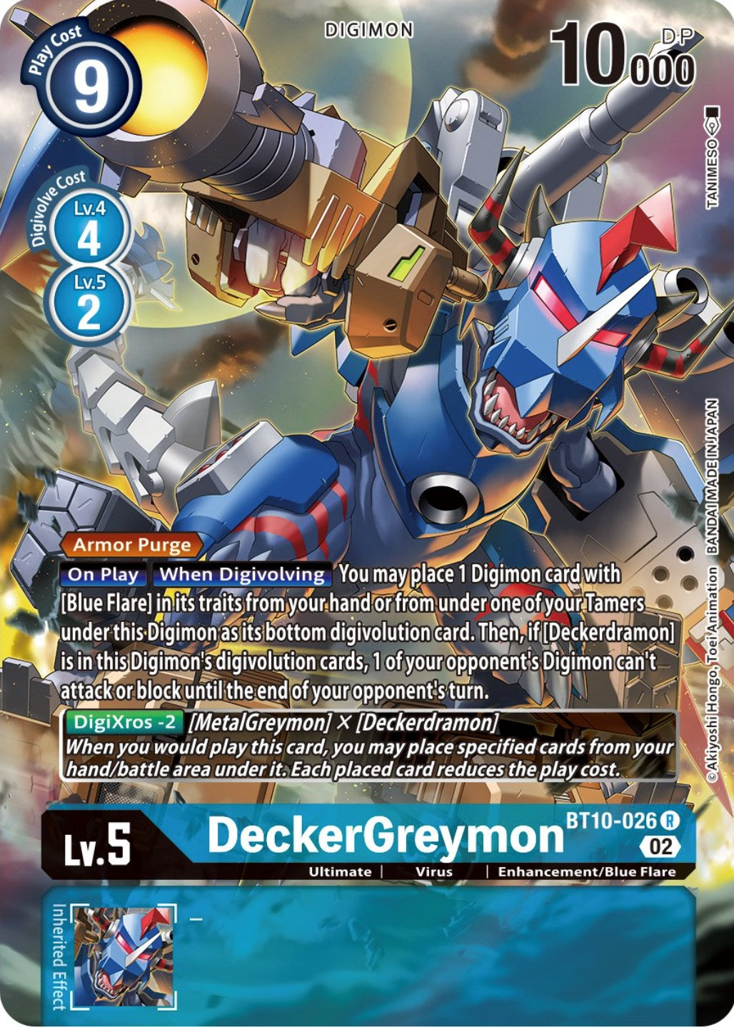 DeckerGreymon [BT10-026] (Alternate Art) [Xros Encounter] | Card Merchant Takapuna